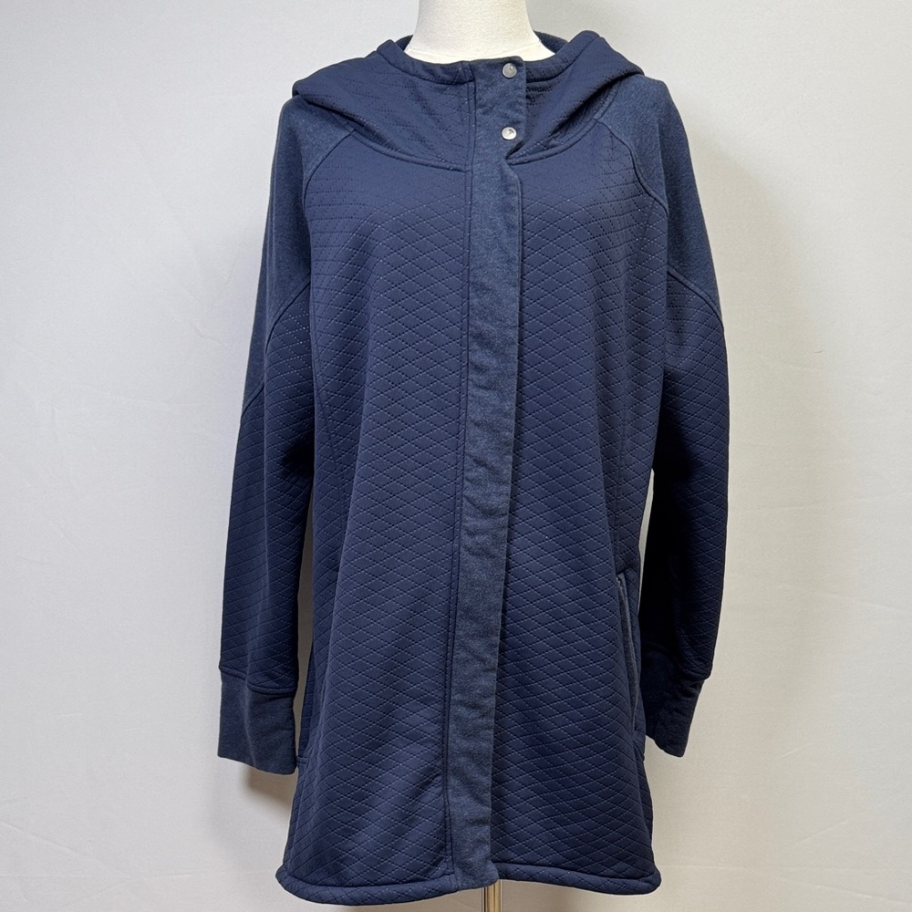 The North Face Recover-up Navy Quilted Hooded Jacket Size XL